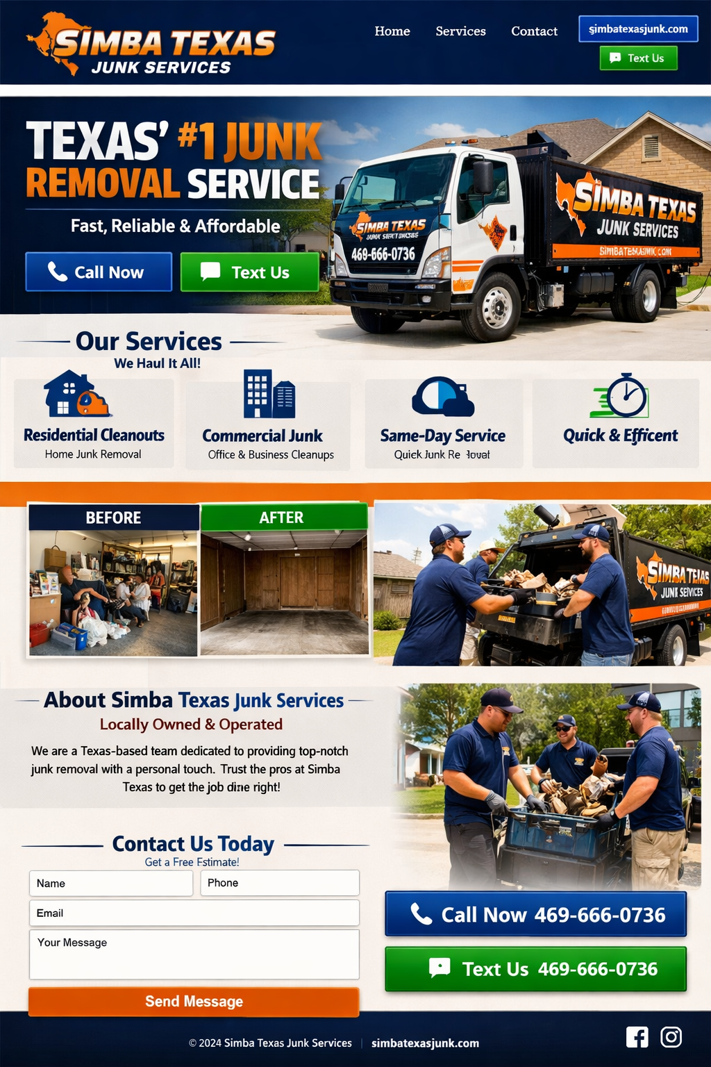 Texas Junk Removal Truck